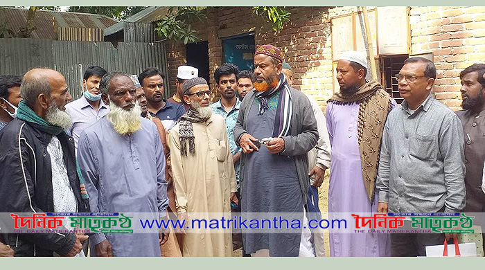 পাংশার সেনগ্রামপাড়া মহিলা দাখিল মাদরাসা পরিদর্শনে মাধ্যমিক শিক্ষা কর্মকর্তা